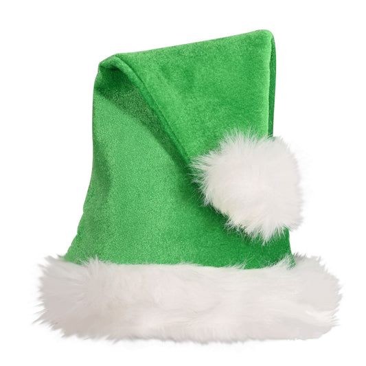 Beistle Green Santa Hat  (1/Card) Party Supply Decoration : Christmas/Winter