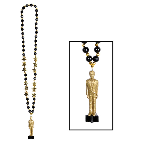 Beistle Beads w/Awards Night Statuette - Party Supply Decoration for Awards Night