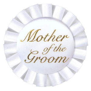 Beistle Mother of the Groom Satin Button - Party Supply Decoration for Wedding
