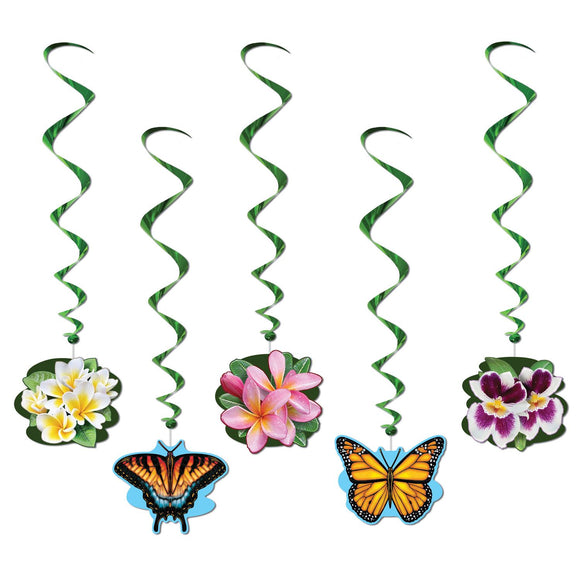 Beistle Flower Garden Whirls - Party Supply Decoration for Spring/Summer