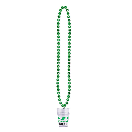 Beistle Beads w/Grad Glass - Party Supply Decoration for Graduation