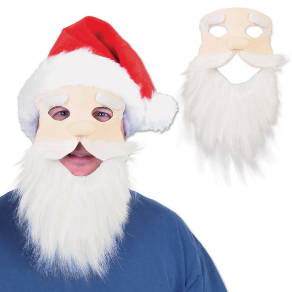 Beistle Santa Mask - Party Supply Decoration for Christmas / Winter