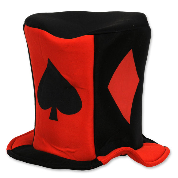 Beistle Card Suit Fabric Hat  (1/Card) Party Supply Decoration : Casino