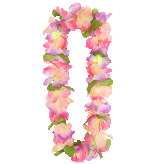 Beistle Silk N Petals Tropical Garden Lei (1/pkg) - Party Supply Decoration for Luau