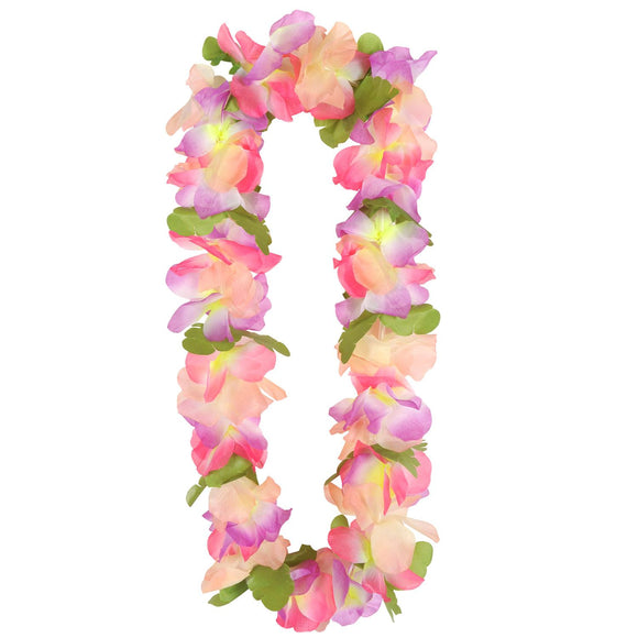 Beistle Silk N Petals Tropical Garden Lei (1/pkg) - Party Supply Decoration for Luau