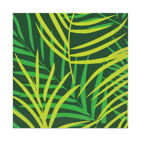 Beistle Palm Leaf Napkins - Party Supply Decoration for Luau