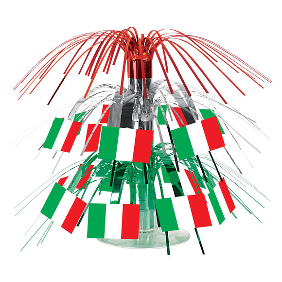 Beistle Mini Italian Flag Cascade Centerpiece   (1/Pkg) Party Supply Decoration : Italian