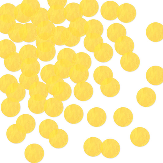 Beistle Bulk Tissue Confetti - Yellow - Party Supply Decoration for General Occasion