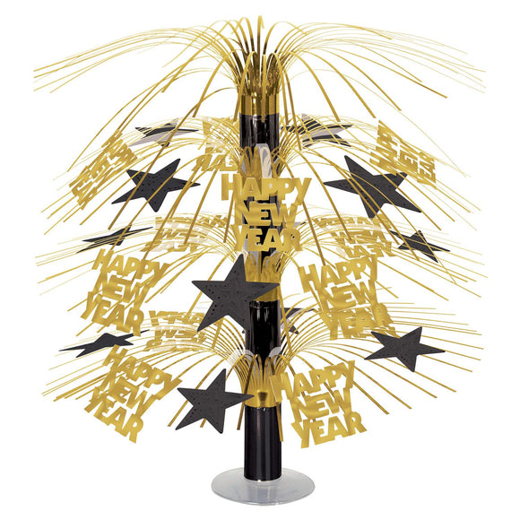 Beistle Happy New Year Cascade Centerpiece 18 in  (1/Pkg) Party Supply Decoration : New Years