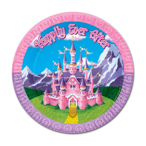 Beistle Princess Plates - Party Supply Decoration for Princess