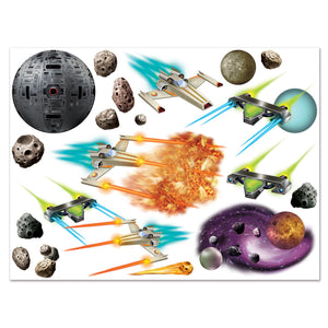 Beistle Galaxy Props - Party Supply Decoration for Space