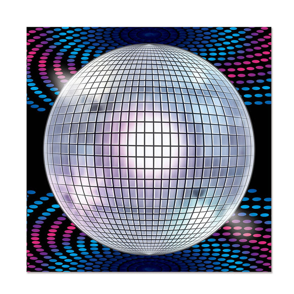 Beistle Disco Ball Napkins - Party Supply Decoration for 70's