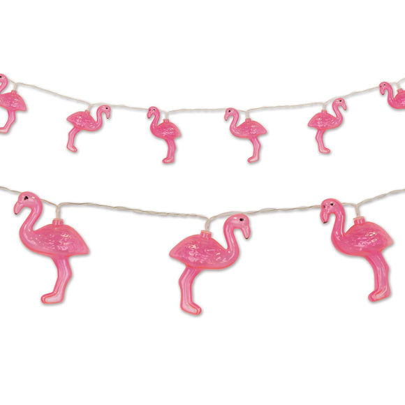 Beistle Flamingo String Lights - Party Supply Decoration for Luau