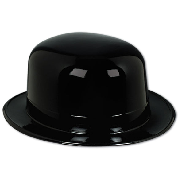 Beistle Black Plastic Derby Hat   Party Supply Decoration : General Occasion