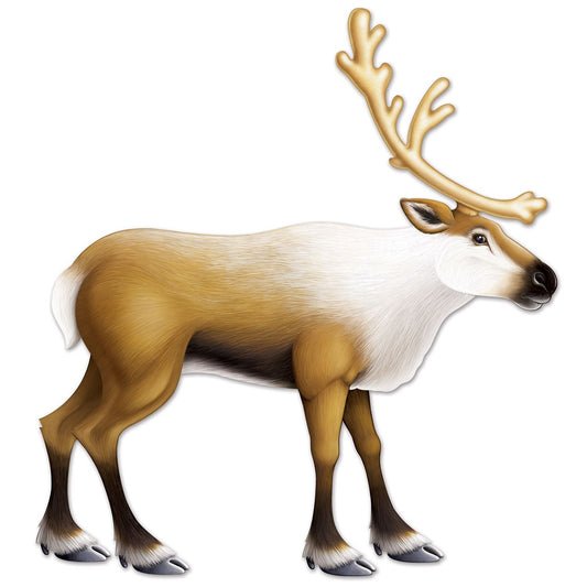 Beistle Jointed Reindeer - Party Supply Decoration for Christmas / Winter