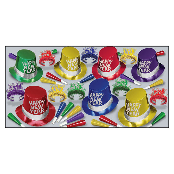 Beistle The 42nd Street New Year Assortment (for 50 people) - Party Supply Decoration for New Years