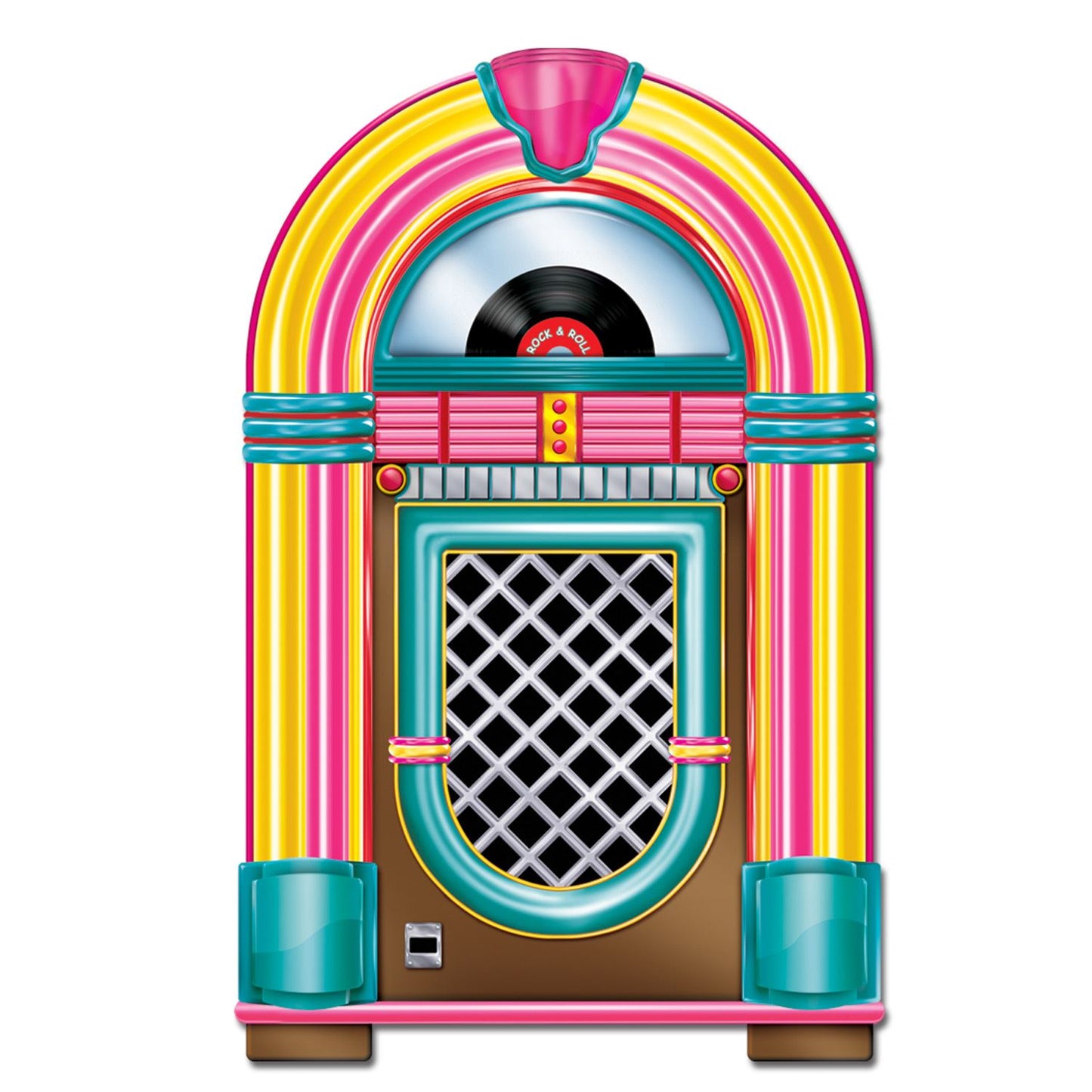 Beistle Jukebox Cutout 3'  Party Supply Decoration : 50's / Rock & Roll