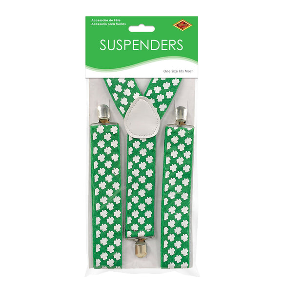 Beistle Shamrock Suspenders - Party Supply Decoration for St. Patricks