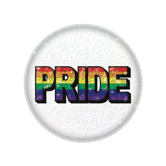 Beistle Pride Button - Party Supply Decoration for Rainbow