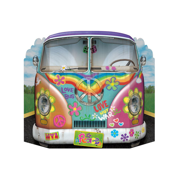 Beistle Hippie Bus Photo Prop - Party Supply Decoration for 60's