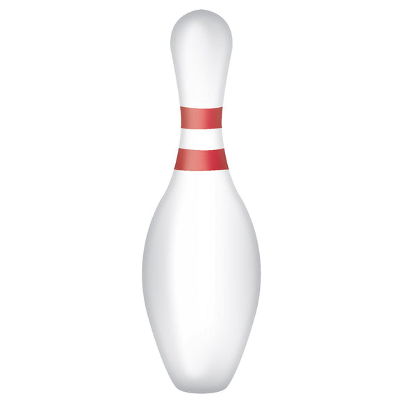 Beistle Bowling Pin Cutout - Party Supply Decoration for Sports