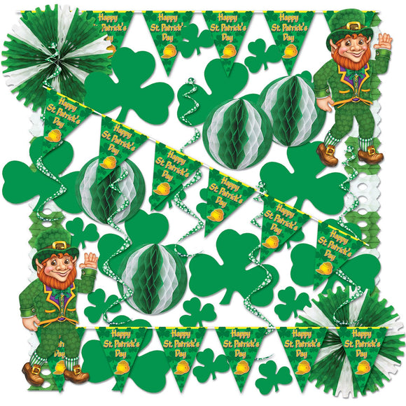 Beistle St. Patrick's Day Decorating Kit - Party Supply Decoration for St. Patricks