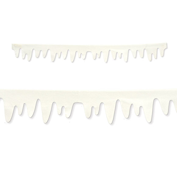 Beistle Fabric Icicle Decorations - Party Supply Decoration for Christmas / Winter