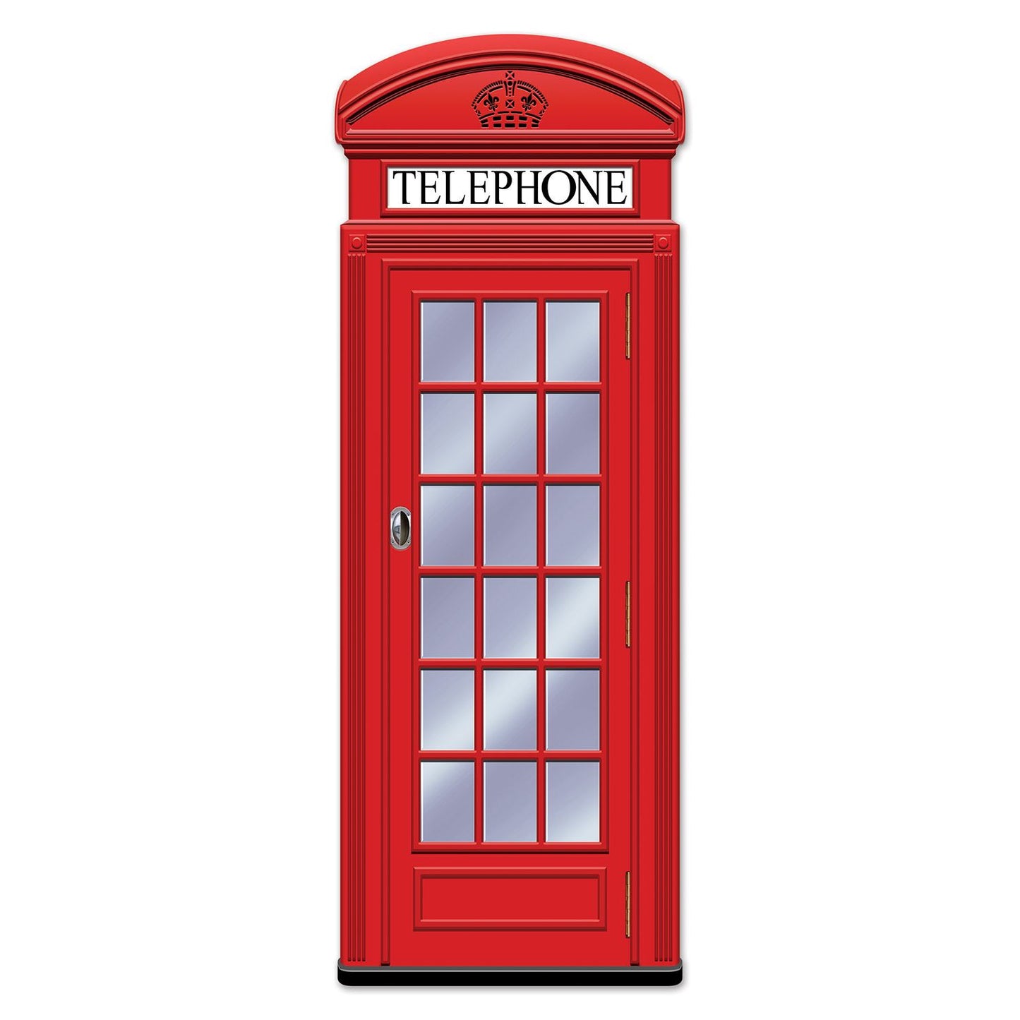 Beistle Jointed Red Phone Booth - Party Supply Decoration for British