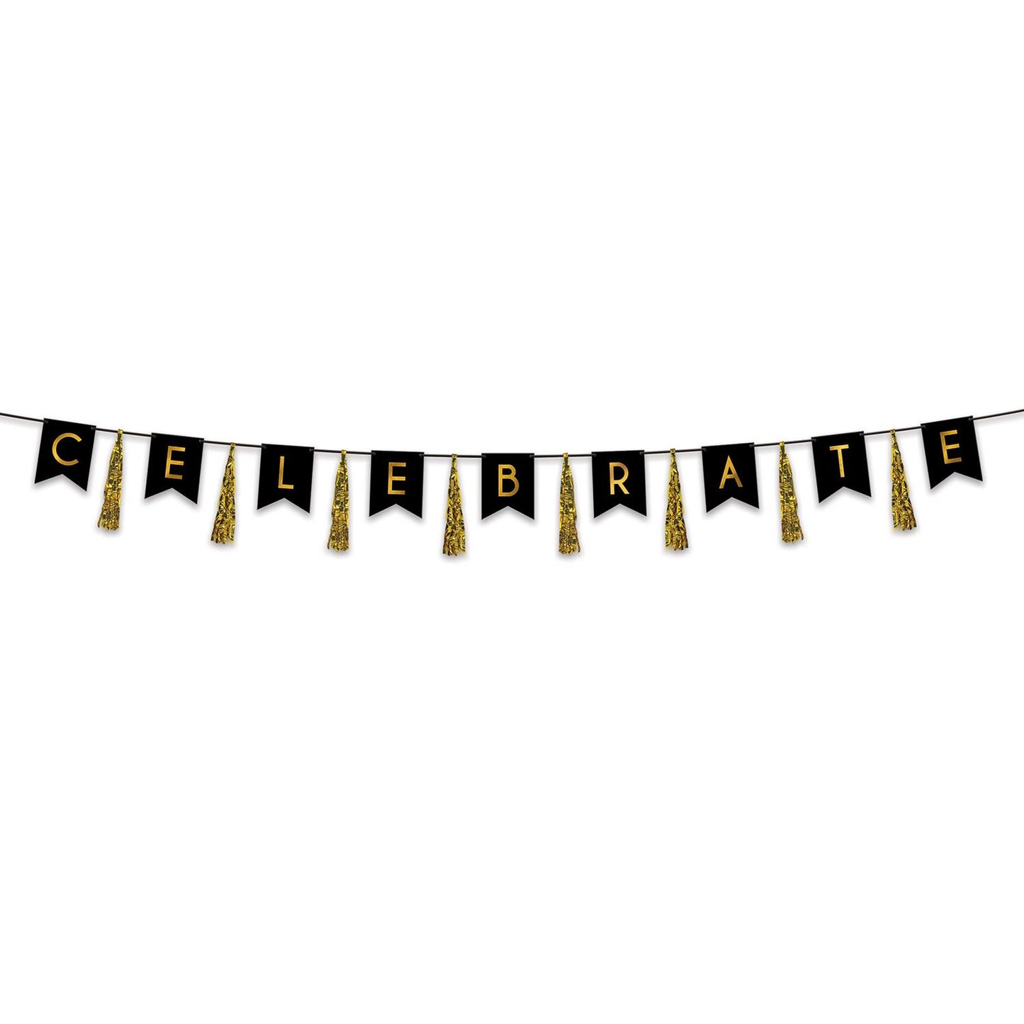 Beistle Celebrate Tassel Streamer 13 in  x 12' (1/Pkg) Party Supply Decoration : Awards Night