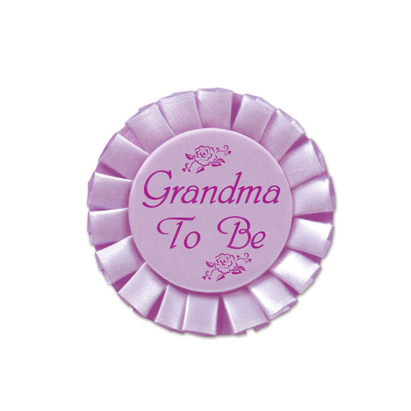Beistle Grandma Satin Button - Party Supply Decoration for Baby Shower