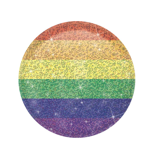 Beistle Rainbow Button - Party Supply Decoration for Rainbow