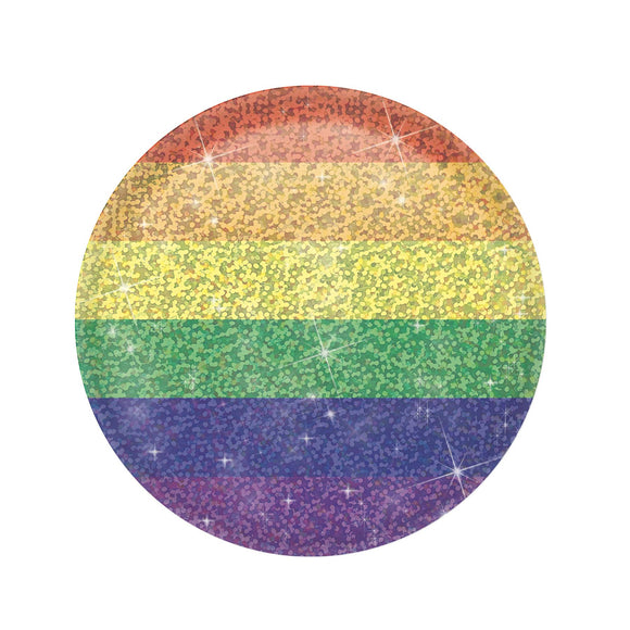 Beistle Rainbow Button - Party Supply Decoration for Rainbow
