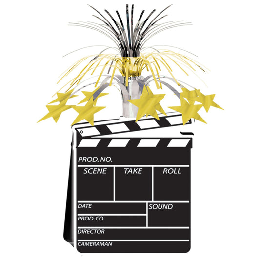 Beistle Movie Set Clapboard Centerpiece 15 in  (1/Pkg) Party Supply Decoration : Awards Night