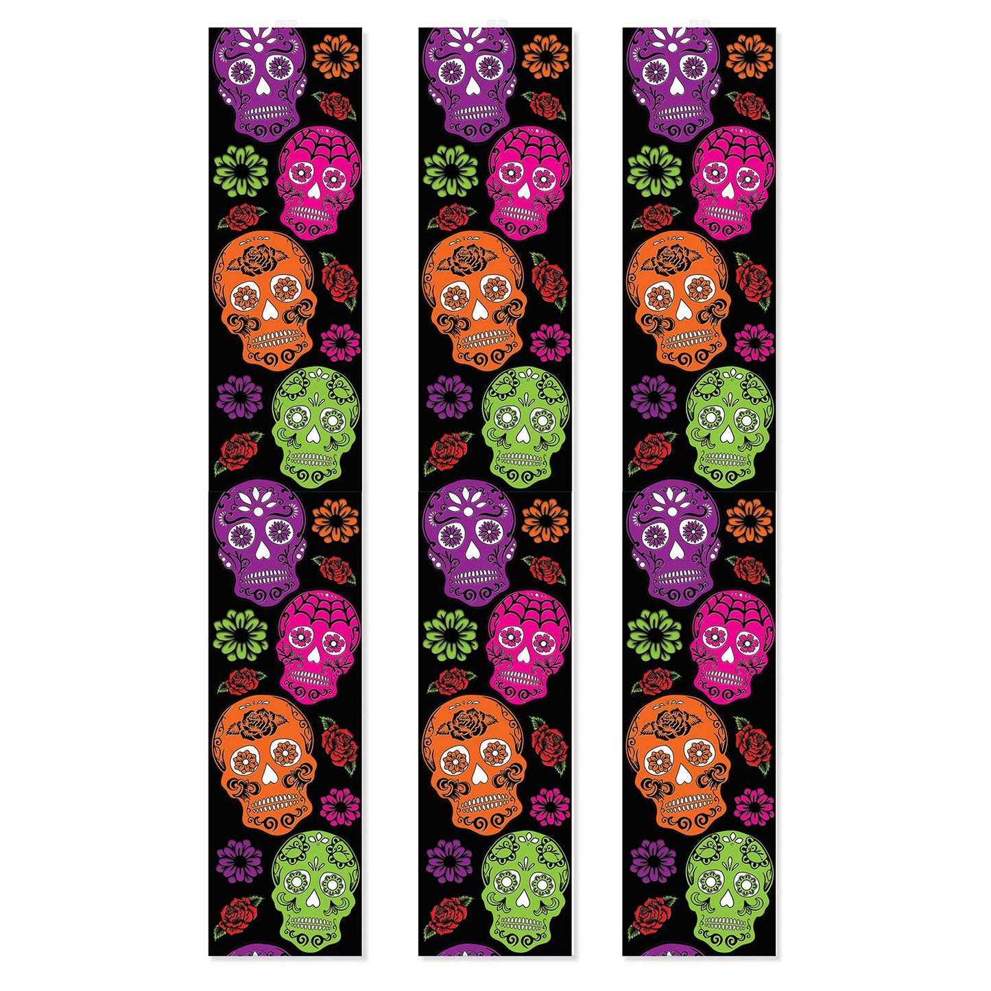 Beistle Day of the Dead 6 Ft Party Panels - Party Supply Decoration for Day of the Dead