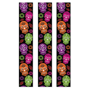 Beistle Day of the Dead 6 Ft Party Panels - Party Supply Decoration for Day of the Dead