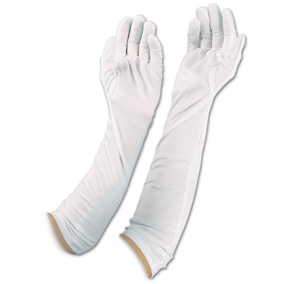 Beistle White Evening Gloves - Party Supply Decoration for Awards Night