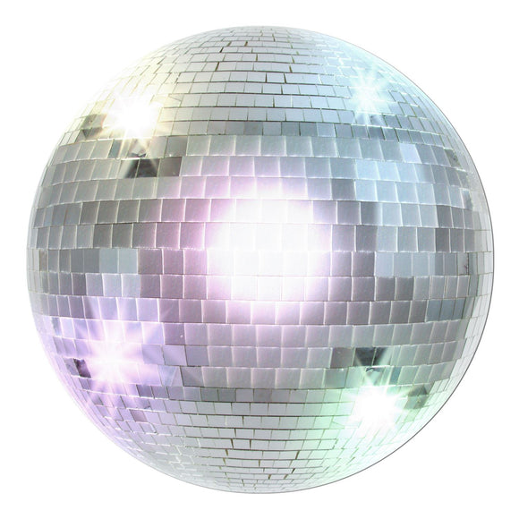 Beistle Disco Ball Cutout    Party Supply Decoration : 70's