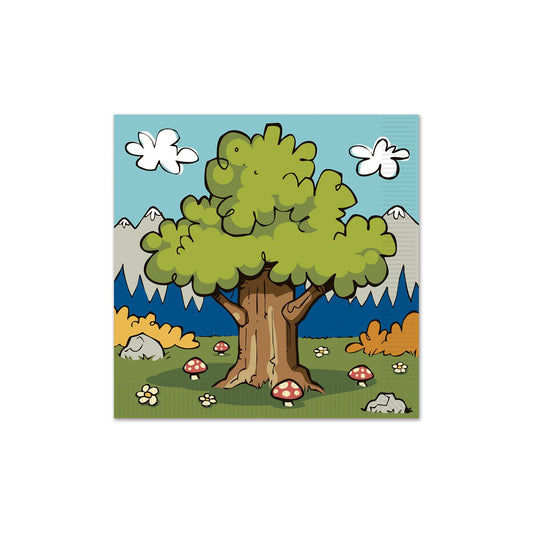 Woodland Friends Luncheon Napkins