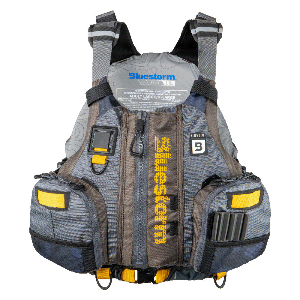 Bluestorm Kinetic Kayak Fishing Vest - Legendary Taupe - 2XL/3XL [409-TPE-2/3XL]