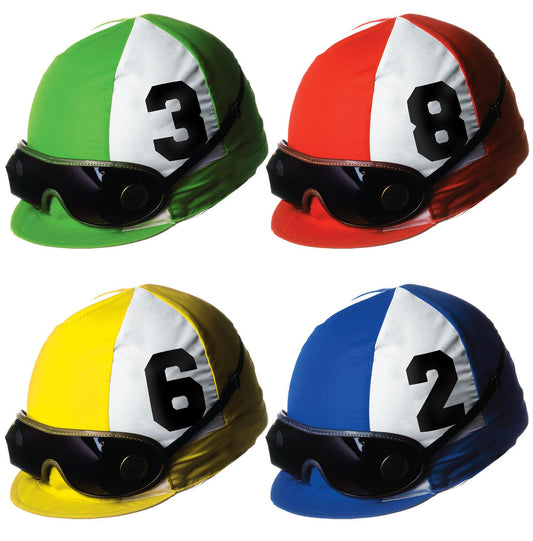 Beistle Jockey Helmet Cutouts (4/pkg)   (4/Pkg) Party Supply Decoration : Derby Day