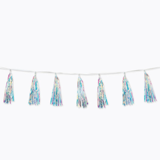 Beistle Iridescent Tassel Garland - Party Supply Decoration for General Occasion