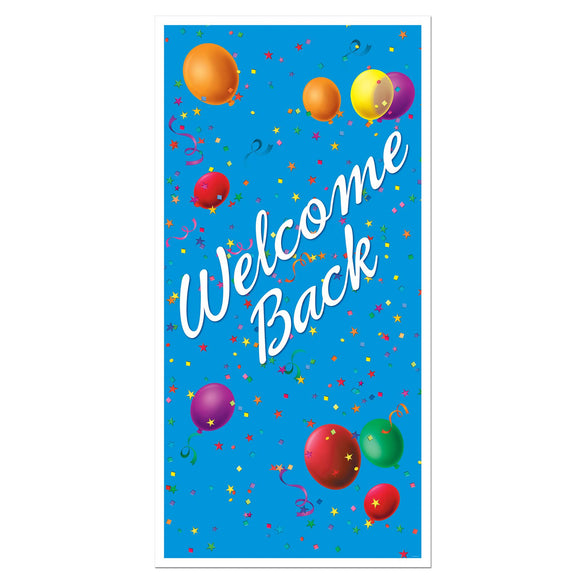 Beistle Welcome Back Door Cover - Party Supply Decoration for General Occasion