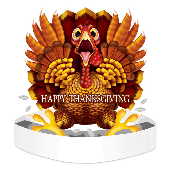 Beistle Wild Turkey Headband   Party Supply Decoration : Thanksgiving/Fall
