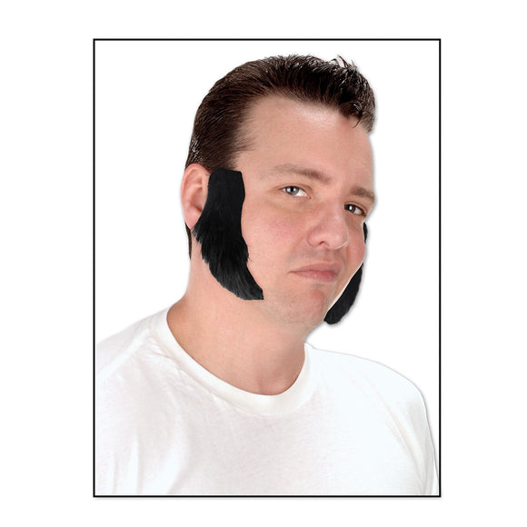 Beistle Sideburns - Black - Party Supply Decoration for General Occasion