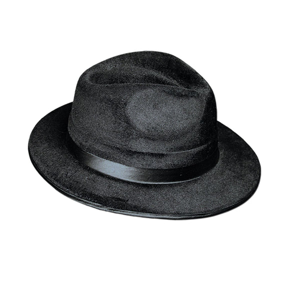 Beistle Black Vel-Felt Fedora - Party Supply Decoration for General Occasion