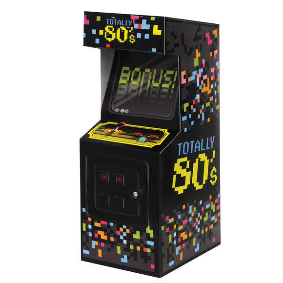 Beistle Arcade Video Game Centerpiece 10 in  (1/Pkg) Party Supply Decoration : 80's
