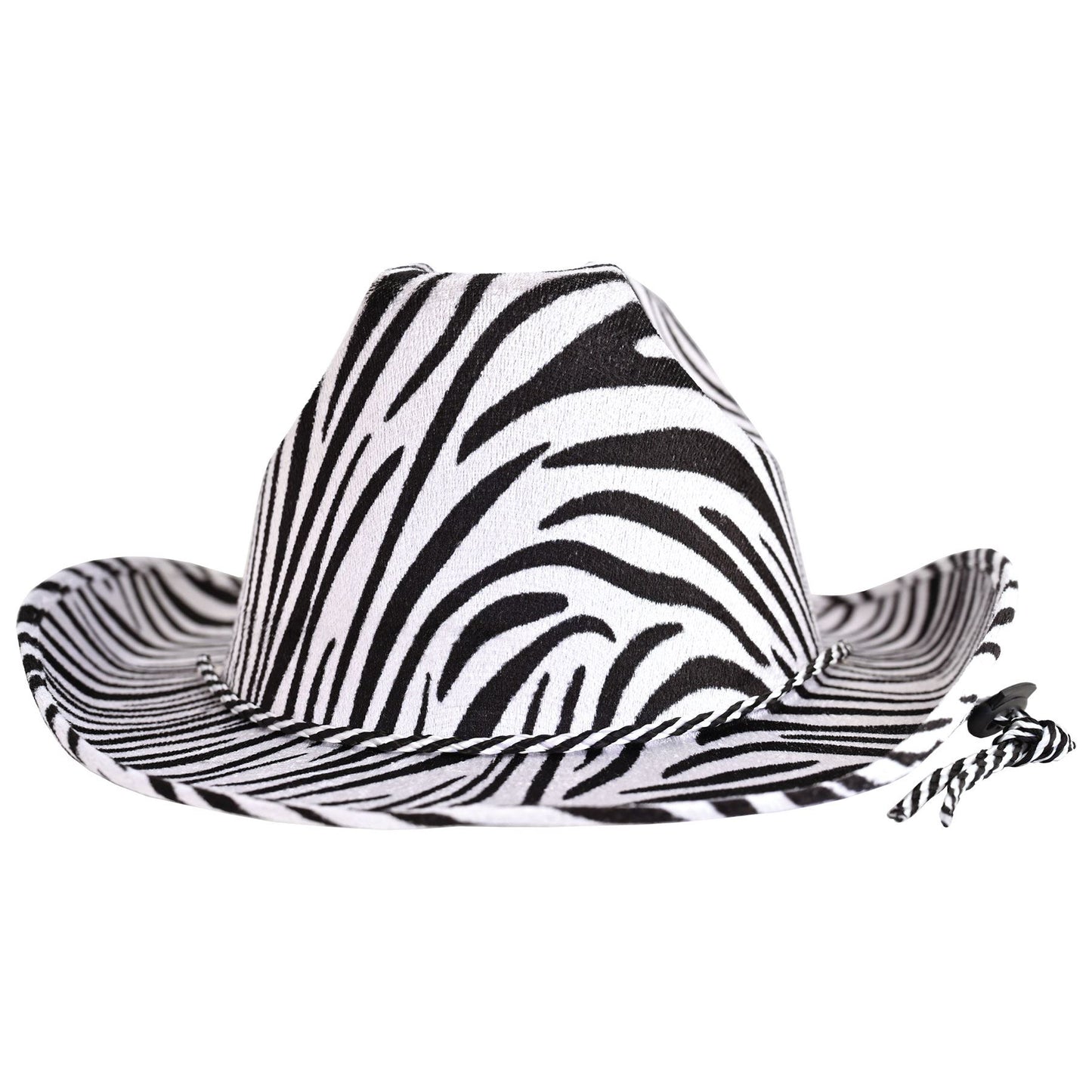 Beistle Zebra Print Cowboy Hat   Party Supply Decoration : Western