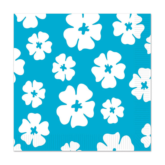 Beistle Hibiscus Luncheon Napkins - Party Supply Decoration for Luau