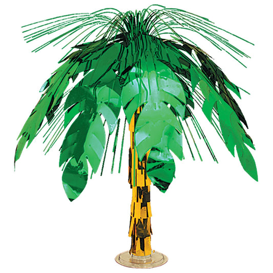 Beistle Palm Tree Cascade Centerpiece 18 in  (1/Pkg) Party Supply Decoration : Luau