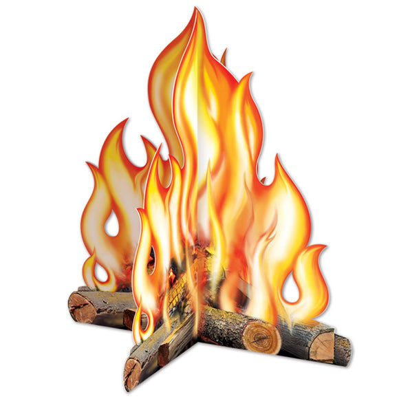 Beistle 3-D Campfire Centerpiece 12 in  x 100.5 in  (1/Pkg) Party Supply Decoration : Western
